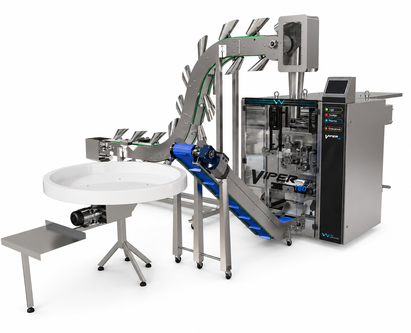 Linha completa Viper 180 em aço carbono Solução 5.1 VID Indústria