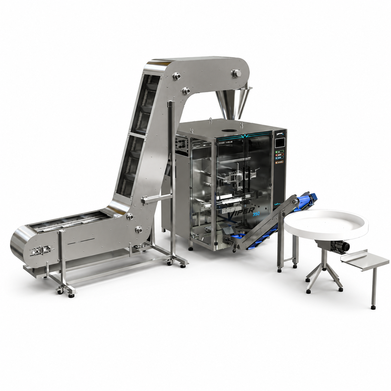 Linha completa Viper 350 em aço inox Solução 5.2 VID Indústria